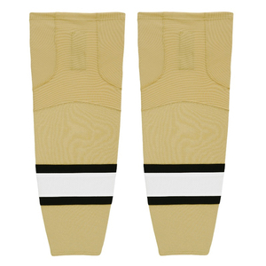 Chaussettes de hockey sur glace de haute qualité 100% polyester pour hommes prix de gros bas quantité minimale de commande équipe de service OEM porter des chaussettes de hockey sur glace vente - Product Image 1