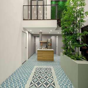 Azulejos de Porcelana Esmaltada Resistentes al Ácido, Antideslizantes, Antibacterianos, Aislantes del Calor, para Paredes y Pisos, 600X600X9MM, Venta al Por Mayor - Product Image 1