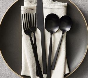 Couverts noirs en métal de haute qualité pour restaurant, hôtel au meilleur prix de l'Inde - Product Image 2