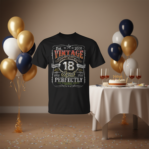 เสื้อยืดโปรโมชั่นวันเกิดครบรอบ 18 ปี รุ่นวินเทจ 2008 ลิมิเต็ดอิดิชั่น - Product Image 3