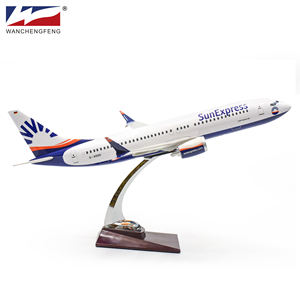 เครื่องบินรุ่น Sunexpress โบอิ้ง <span class=keywords><strong>B737</strong></span>-<span class=keywords><strong>800</strong></span> 1/100 40 ซม. เรซิ่น ABS เครื่องบิน สายการบินผลิตภัณฑ์ - Product Image 1