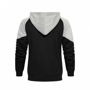 2025 coton Logo personnalisé sport grande taille survêtement Gym plaine polaire hiver Jogging sweats à capuche hommes survêtement ensemble - Product Image 3