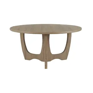 Wholesale Supplier Wooden Round Coffee Table Hotel and Restaurant Modern Furniture Center Table 35.5 x 18 Inches