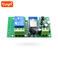Module d'interrupteur intelligent WiFi Tuya 1 canal 7-32V, relais de télécommande RF433, ouvre-porte de garage sans fil à impulsions et auto-bloquant PST-TYWB-1CH