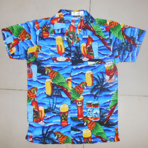 Chemise hawaïenne ample à manches courtes pour hommes, nouveau Design de qualité supérieure, bouteille de bière imprimée, articles de plage d'été - Product Image 1