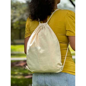 Mochila Deportiva Grande con Cordón, Informal, Plegable, Portátil, de Lona Oxford Ligera, para Uso Diario, Publicitaria, Bolsas Estilo Americano - Product Image 3