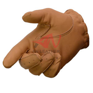 Guantes de cuero para conductor más vendidos para viajes largos con cuero suave y control de agarre firme - Product Image 3