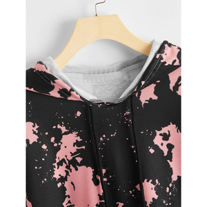 Custom Cotton Polyester Heavyweight <b>Fleece</b> Oversized Hoodie <b>Womens</b> 3d Puff Printing <b>Hoodies</b> - Product Image 2