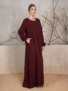Premium Collection 2025 EID Ramadan femmes robe de prière avec Hijab vêtements islamiques Abaya robe femmes Khimar au meilleur prix - Product Image 2