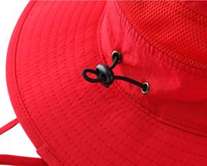 Chapeau seau avec logo brodé personnalisé pour hommes et femmes Chapeau de pêcheur de couleur unie Chapeaux de protection solaire - Product Image 6
