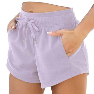 Pantalones cortos deportivos para mujer personalizados, material de algodón uso informal para correr y transpirable, incluye pantalones cortos holgados - Product Image 1