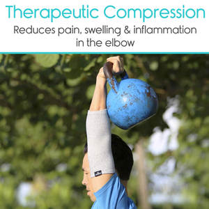 Codera Ajustable para Deportes y Gimnasio, Codera de Compresión Suave para Entrenamiento y Uso Diario - Product Image 4