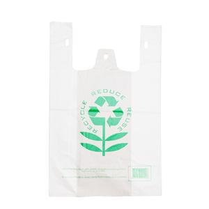Bolsas de plástico para camisetas, bolsas de PE transparentes para supermercado y comestibles - Product Image 1