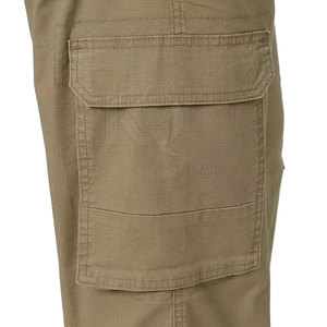 Pantalon cargo décontracté pour homme Daily Comfort, 100% coton, tissu léger avec poches, conçu pour la mode urbaine et les activités de plein air - Product Image 4