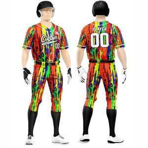 ชุดเบสบอลผ้าสำหรับผู้ชายเครื่องแบบเบสบอลผ้าพิมพ์ซับลิเมชันสุดหรูระบายอากาศได้ดี2025 - Product Image 1