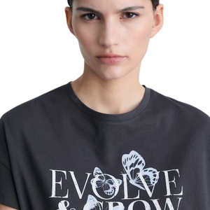 Camiseta de gran tamaño para mujer, de manga corta Camiseta básica informal holgada, patrón sólido transpirable para uso diario de verano - Product Image 4