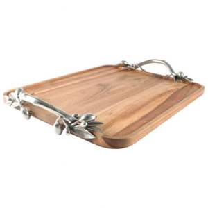 Marvelous Design Wooden <b>Food</b> <b>Serving</b> <b>Tray</b> Customized Shape Large Size Wooden <b>Tray</b> for Kitchen Accessories at Attractive Price - Product Image 4