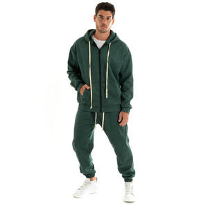 Personalizado de los hombres XL cremallera chaqueta rayas pantalones de chándal conjunto de ropa deportiva al por mayor de invierno Jogging Sweatsuit Skinny Fit marca fabricante - Product Image 1