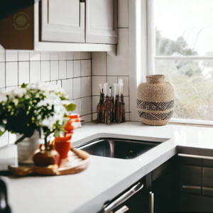 Herbe de mer grand vase décor à la maison artisanat fabriqué au Vietnam matériau écologique pour la décoration de la maison et la décoration de la vaisselle en gros - Product Image 3