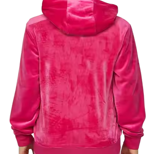 Luxury Women's Velvet Hooded Hoodies Eco-Friendly Quick-Dry Breathable Soft Fabric High Quality Full Sleeve Winter Casual - Product Image 6