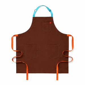 Tablier en coton personnalisable, sans manches, résistant à l'eau, professionnel pour la cuisine, la pâtisserie, le barbier et la cuisson - Product Image 4