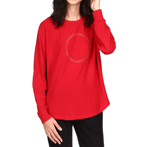 Sudadera de Invierno para Mujer, Cuello Redondo, Estilo Holgado, Logotipo Personalizado en la Parte Delantera, Moda Urbana Ecológica - Product Image 2
