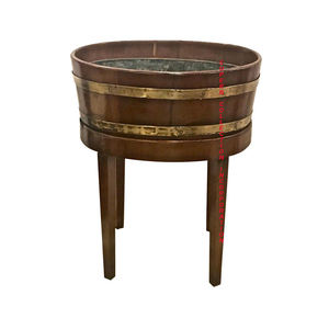 Hôtel de luxe et Resort fait à la main en bois vin seau à glace support métal et bois vente chaude Design exclusif à bon prix fait à la main - Product Image 3