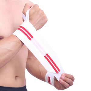 Venta al por mayor culturismo levantamiento de pesas muñequera ajuste compresión muñequeras gimnasio entrenamientos transpirable muñequera - Product Image 3