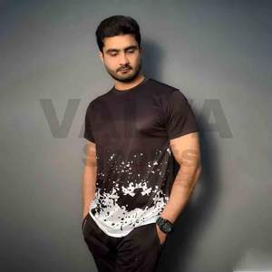 เสื้อยืดผู้ชายเสื้อยืดพิมพ์ลายระเหิดแบบกำหนดเอง100% เสื้อพิมพ์โพลีเอสเตอร์สำหรับผู้ชายพิมพ์ซับลิเมชันสำหรับกีฬาผลิตโดยวาลวา - Product Image 1