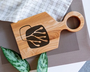 Tabla de Cortar de Madera de Diseño Moderno con Aspecto Único para Preparación de Cocina, Tabla de Quesos y Exhibición en el Hogar, Procedente de la India - Product Image 4