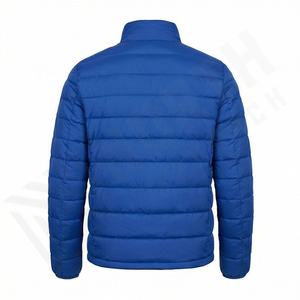 Veste d'hiver pour homme, col montant décontracté, en toile matelassée, parka portable, coupe-vent, respirante, fermeture éclair, isolée, chaude - Product Image 2