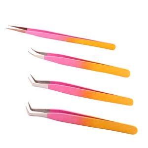 Pince à cils professionnelle de haute précision pour extensions de cils, personnalisable OEM/ODM avec logo, pour artistes et salons de cils - Product Image 3