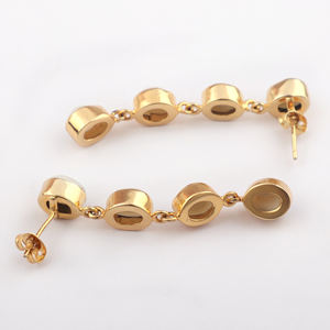 Pendiente colgante de gota de perla de agua dulce auténtica para mujer, diseño minimalista ligero, uso diario, gota colgante - Product Image 6