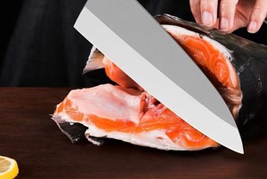 Vente en gros personnalisé haute qualité OEM ODM Service professionnel Damas couteaux de chef de cuisine japonais couteaux à trancher - Product Image 4