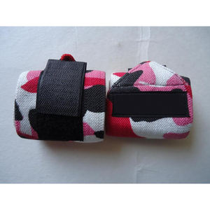 Sangles de poignet robustes pour haltérophilie avec fermeture auto-agrippante, support de préhension pour barre de musculation et de force athlétique - Product Image 2