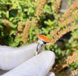 Wholesale Solid Sterling Silver 925 Pear Cut <b>Ring</b> Natural Spiny <b>Turquoise</b> Gemstone Bezel Setting Party Wedding Wear Gift for - Product Image 2