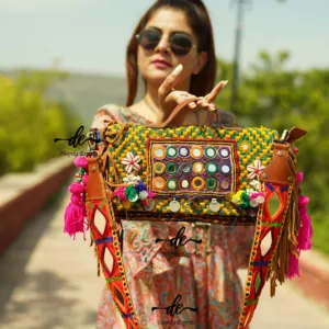 New Designer Banjara Handmade Handbag Embroidered Boho Indian Vintage Stylish Fringe Hot Sale Bag For Women