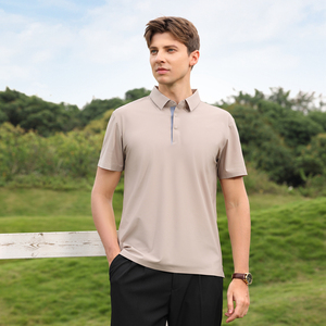 Chemises polo à séchage rapide pour hommes et femmes Vêtements de sport de golf unisexe avec logo personnalisé Short d'entraînement équestre solide à manches courtes - Product Image 4