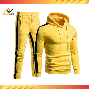 Trajes Deportivos Casuales con Capucha para Hombre, Ligeros, Ecológicos, Transpirables, para Entrenamiento de Otoño, de Nailon/Algodón, Color Negro, Venta al Por Mayor - Product Image 4