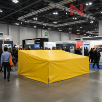 Housse de stand d'exposition |   Bâche imperméable stratifiée croisée |   Tissu stabilisé aux UV, résistant aux déchirures, pour stands d'exposition