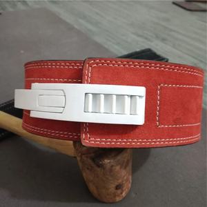 2024 cinturón de levantamiento de pesas personalizado de alta calidad, palanca de elevación de cuero, cinturón de palanca de entrenamiento de gimnasio, Cinturón de piel de vaca - Product Image 3