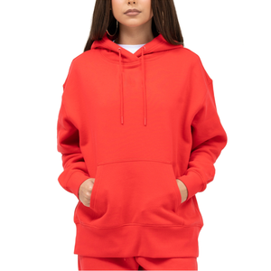Sudadera con Capucha Oversize para Mujer, Diseño de Logotipo Personalizado, Manga Murciélago, Logotipo Frontal, Tejido de Punto, 100% Algodón Ecológico, Venta al Por Mayor - Product Image 2