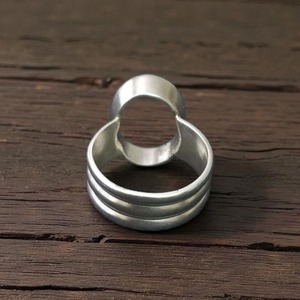 Anillo de bisel ovalado de plata de ley de alta calidad 2025 de 8x6mm en blanco 925 Base de anillo de banda dividida para ajuste de resina fabricación de joyas DIY - Product Image 5