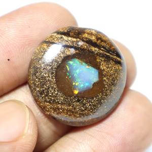 โอปอลคาร์โบชองธรรมชาติจากออสเตรเลียหินอัญมณีทรงหลวมทำเครื่องประดับอัญมณีคุณภาพสูง - Product Image 2