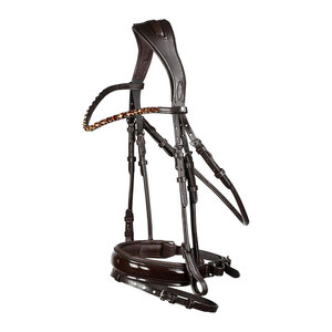 Brida para Caballo de Alta Calidad en Cuero PU y Acero Inoxidable para Carreras y Equitación Estilo Occidental - Product Image 6