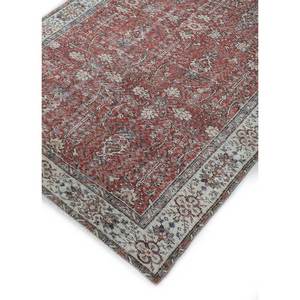 Alfombra Vintage de Lana 9x12, Anudada a Mano, con Medallón Rojo Naranja, Patrones de Rompecabezas Rectangulares para Entrada, Pasillo y Sala de Estar - Product Image 2