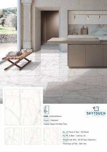Azulejos de Porcelana Vitrificada Pulida con Aspecto de Mármol, Gris Elegante, Súper Brillante, 6000 x 1200 mm - Product Image 6