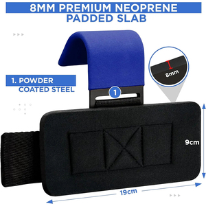 Ganchos de Neopreno para Levantamiento de Pesas para Hombres y Mujeres, para Gimnasio, Fitness, Dominadas, Peso Muerto, Culturismo y Levantamiento de Potencia - Product Image 6