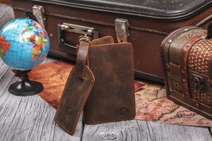 ผ้าคลุมหนังสือเดินทางหนังสำหรับเดินทาง PTH-0020C แบบออกแบบได้ตามที่ต้องการ - Product Image 6