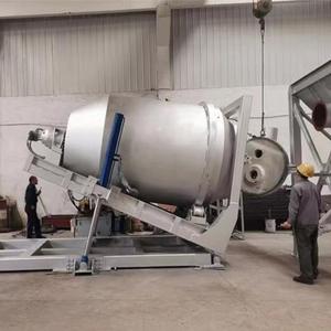 Four rotatif inclinable à gaz naturel/ huile combustible en aluminium cuivre 20T pour le recyclage des métaux ferraille - Product Image 1